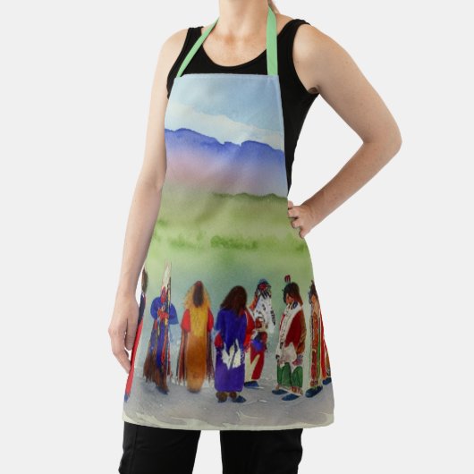 Amerikaans Indiaas Collectie Schort (Insitu)