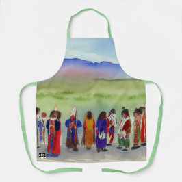 Amerikaans Indiaas Collectie Schort