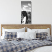 Amerikaans Indiaas Meisje Canvas Afdruk (Insitu (Slaapkamer))