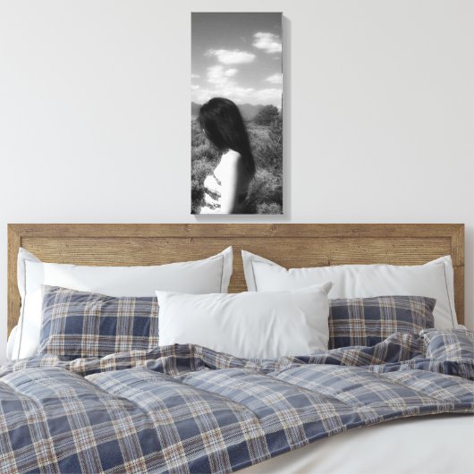 Amerikaans Indiaas Meisje Canvas Afdruk (Insitu (Slaapkamer))