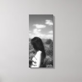 Amerikaans Indiaas Meisje Canvas Afdruk (Voorkant)