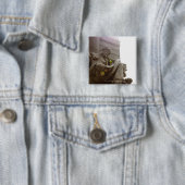 Amerikaans Indiaas Nationaal Museum Vierkante Button 5,1 Cm (In situ)