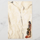 Amerikaans Indiaas paar Stationery Briefpapier (Voorkant)