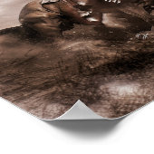 Amerikaans Indiaas ringpaard Poster (Hoek)