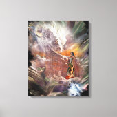 Amerikaans-Indische bruiloft-vignette Canvas Afdruk (Voorkant)