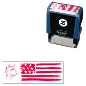 Amerikaans inktstempel  zelfinktende stempel (In situ)