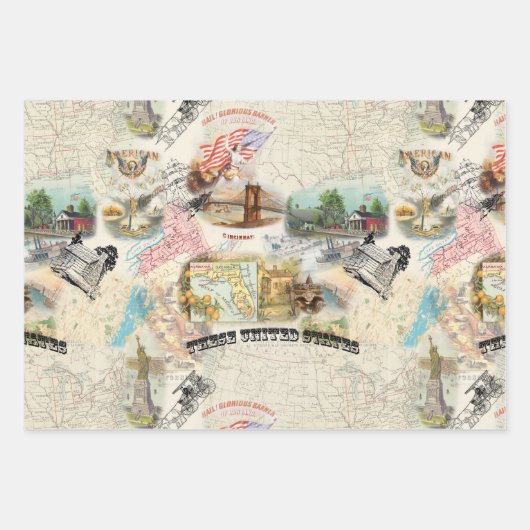  Amerikaans Inpakpapier Vel (Voorkant)