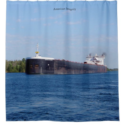 Amerikaans integriteitsgordijn douchegordijn (Voorkant)