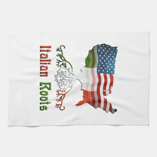 Amerikaans-Italiaanse keukenhanddoeken (Horizontaal)