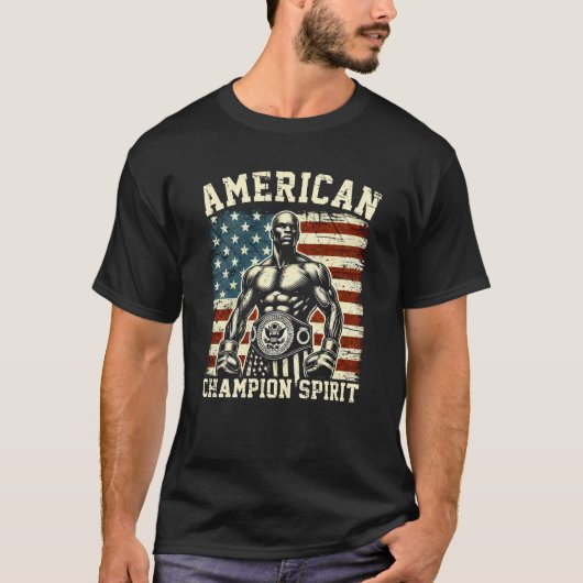 Amerikaans Kampioen Spirit  T-shirt (Voorkant)