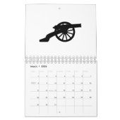 Amerikaans kanon Silhouette Kalender (Mar 2026)