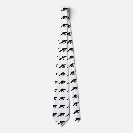 Amerikaans kanon Silhouette Stropdas (Voorkant)