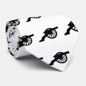 Amerikaans kanon Silhouette Stropdas (Opgerold)