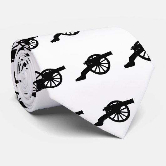 Amerikaans kanon Silhouette Stropdas (Opgerold)