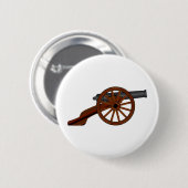 Amerikaans kanon voor de burgeroorlog ronde button 5,7 cm (Voorkant /achterkant)