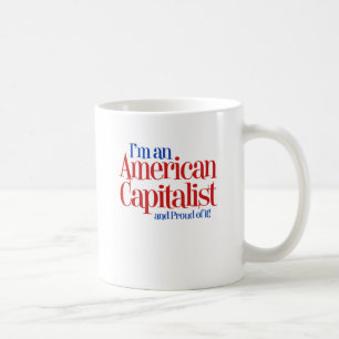 Amerikaans kapitalist... en daar trots op. koffiemok