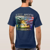 Amerikaans Karting achter logo T-shirt (Achterkant)