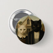 Amerikaans Katholiek Ronde Button 5,7 Cm (Voorkant /achterkant)