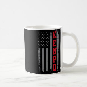 Amerikaans Kenpo Karate Design US Vlag Martial Art Koffiemok