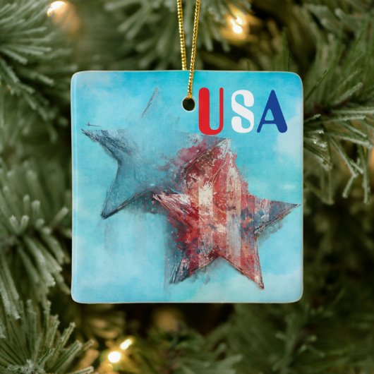 Amerikaans keramiek ornament (Boom)