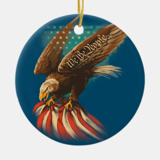  Amerikaans Keramisch Ornament (Voorkant)
