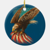  Amerikaans Keramisch Ornament (Achterkant)