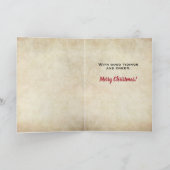 Amerikaans kerst 2020 is slecht als roertaart feestdagen kaart (Binnen)