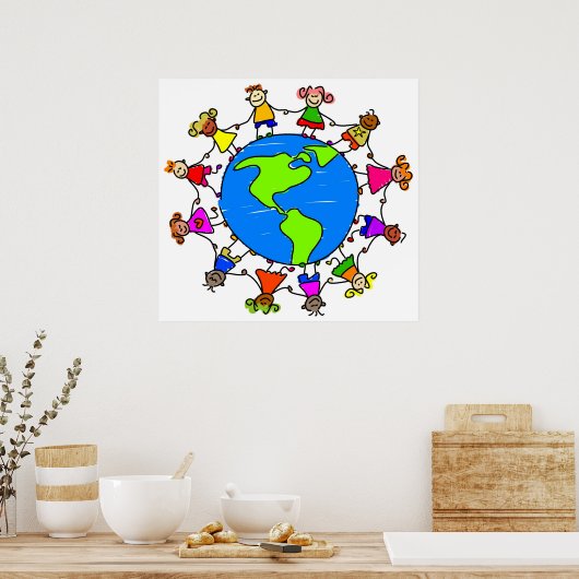 Amerikaans Kind Poster (Keuken)