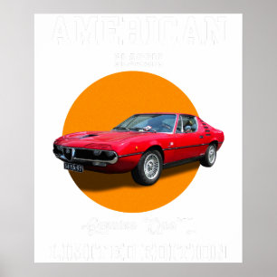 Amerikaans klassiek authentieke kwaliteit gelimite poster
