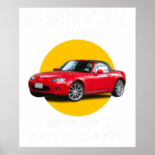 Amerikaans klassiek authentieke kwaliteit gelimite poster