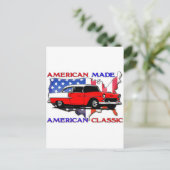 Amerikaans Klassiek Briefkaart (Staand voorkant)