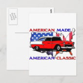 Amerikaans Klassiek Briefkaart (Voorkant / Achterkant)