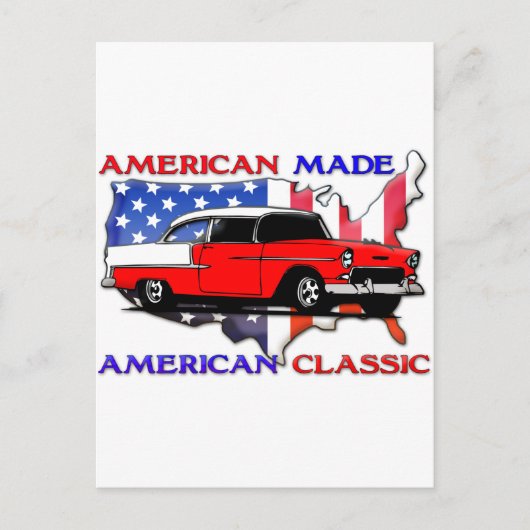 Amerikaans Klassiek Briefkaart (Voorkant)