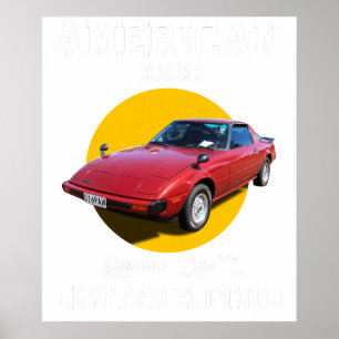 Amerikaans klassiek echte kwaliteit gelimiteerde e poster
