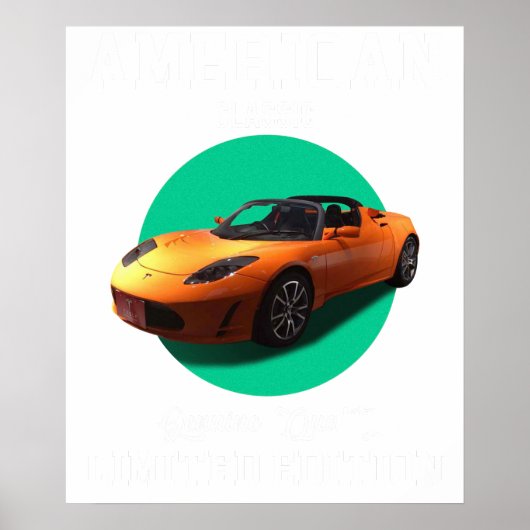 Amerikaans klassiek echte kwaliteit gelimiteerde e poster (Voorkant)