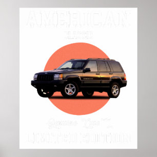 Amerikaans klassiek echte kwaliteit gelimiteerde e poster