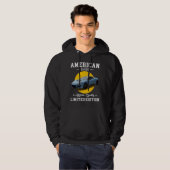 Amerikaans klassieker echte kwaliteit beperkte edi hoodie (Voorkant volledig)