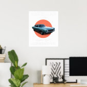 Amerikaans klassieker echte kwaliteit gelimiteerde poster (Thuiskantoor)