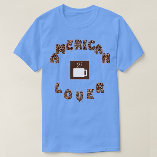 Amerikaans Koffieblad Caffeine Freak Junkie Addict T-shirt (Design voorkant)