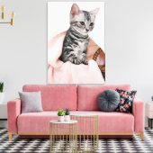 Amerikaans Korthaar 11 Canvas Afdruk (Insitu (Woonkamer))