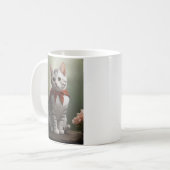 Amerikaans Korthaar Kitten met Rozen Koffiemok (Voorkant links)