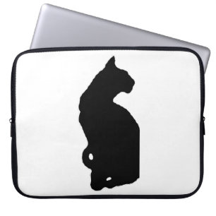 amerikaans korthair silhouet laptop sleeve