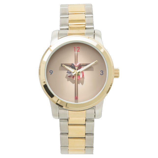 Amerikaans kruis horloge (Voorkant)