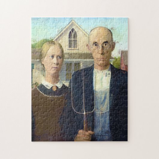 Amerikaans kunstmatig schilder voor gegoten kunst legpuzzel (Verticaal)
