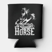Amerikaans kwartpaard Cowboy wild west western Blikjeskoeler (Voorkant)