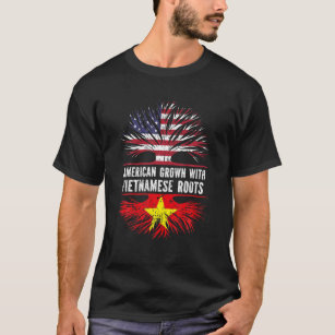 Amerikaans kweekblad met Vietnamese wortels Amerik T-shirt