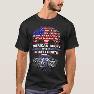 Amerikaans kweekje met Israëlische wortels T-shirt