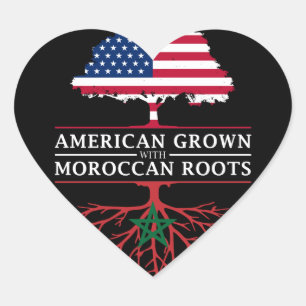 Amerikaans kweekje met Marokkaanse wortelsMarok Hart Sticker