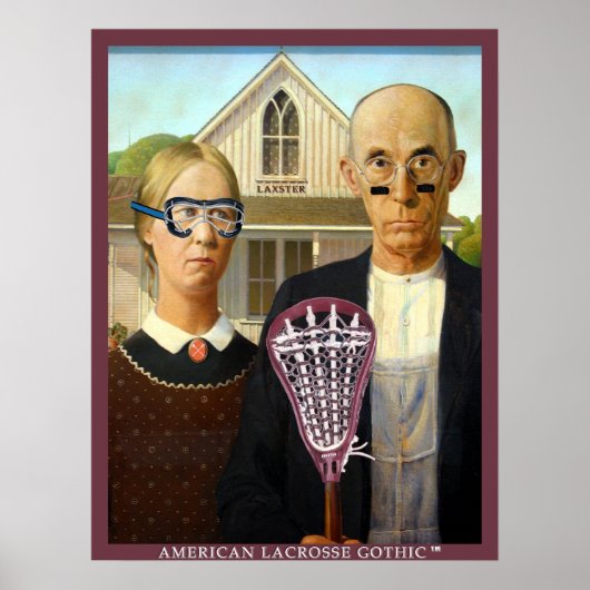 Amerikaans Lacrosse Gothic Poster (Voorkant)