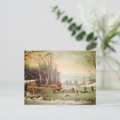 Amerikaans landschap | Het krijgen van Ice Briefka Briefkaart (Staand voorkant)